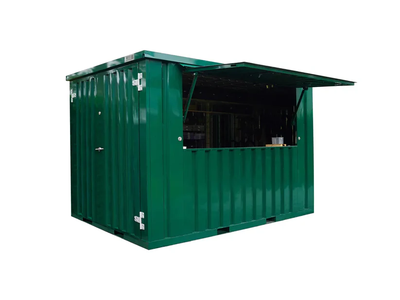 Contenedor Barra 2952 x 2290 x 2240 mm verde ral 6016