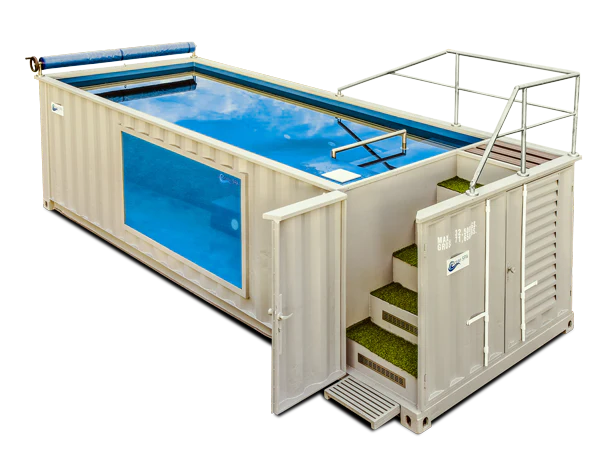 Piscina contenedor panorámica de 6,05 x 2,44m